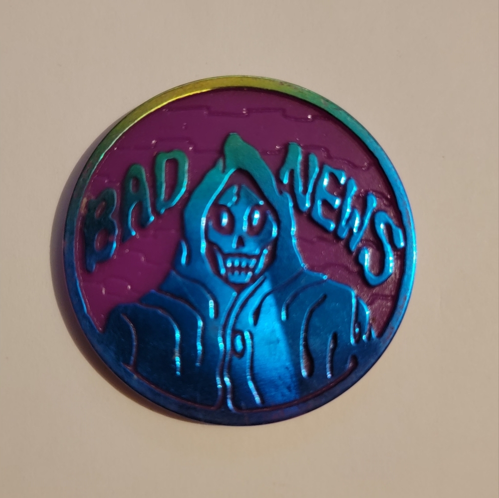 1990s Bad News Offical Slammer Jammer Pog